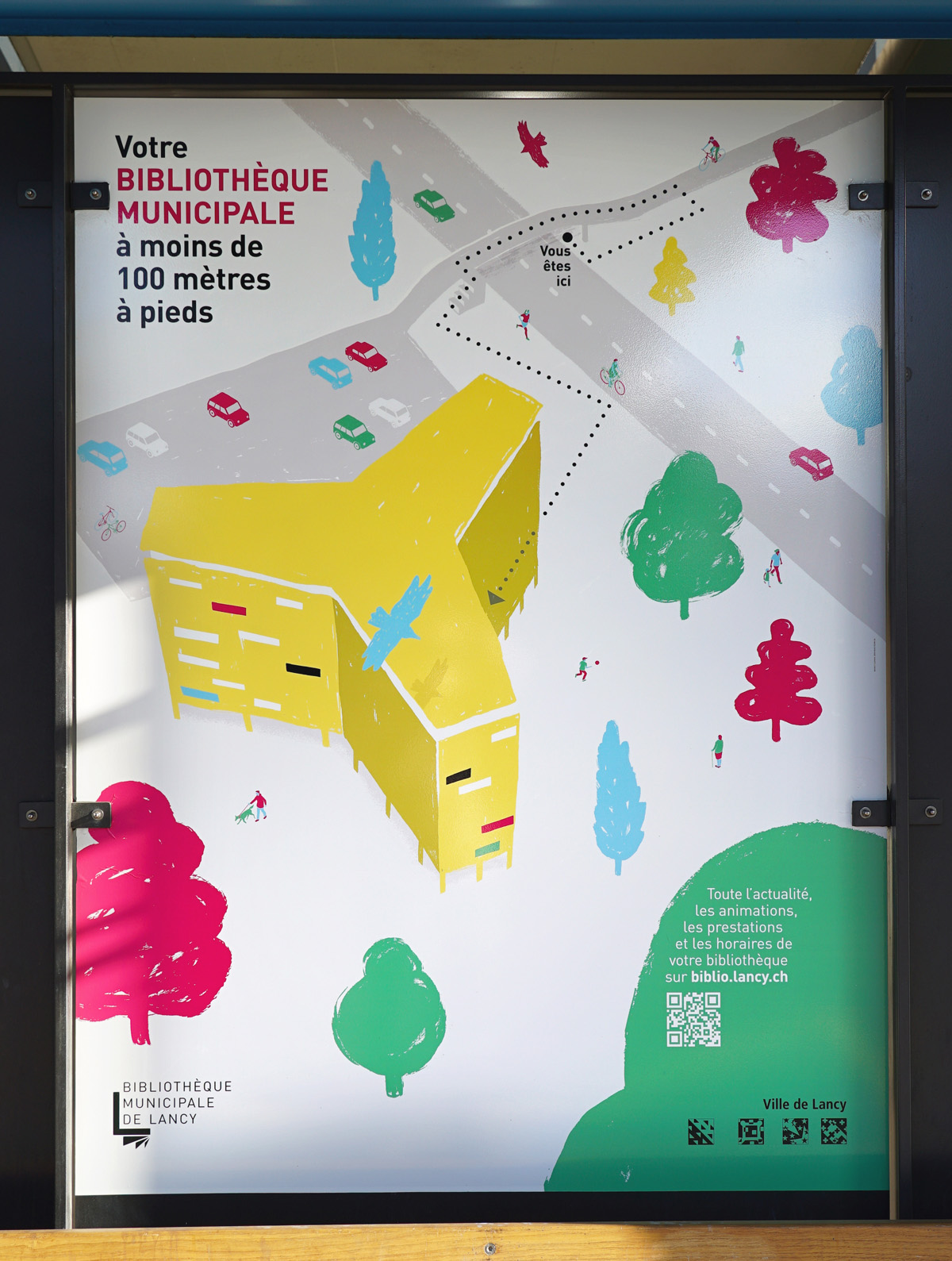 BIBLIOTHÈQUE MUNICIPALE DE LANCY - PLAN